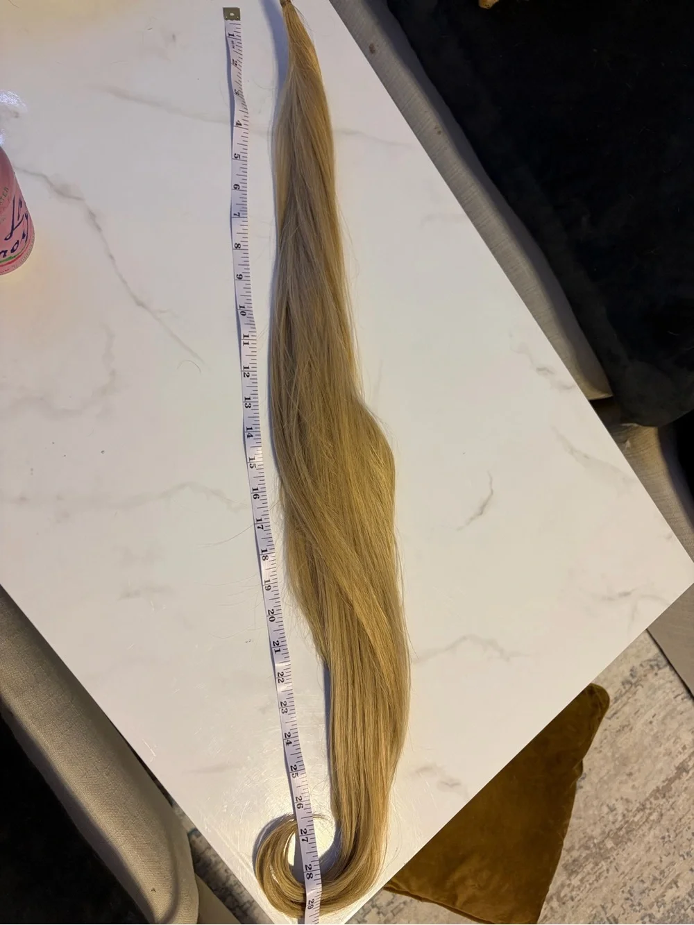 Honey Blonde wrap around Hair Extension - Natural Blonde